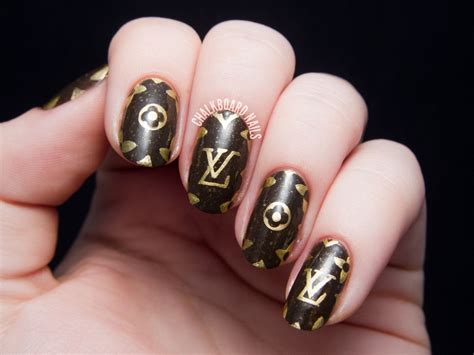 louis vuitton nails press on|louis vuitton nail foil patterns.